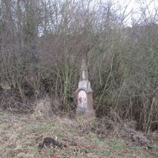 Kříž v zatáčce v Dolním Metelsku