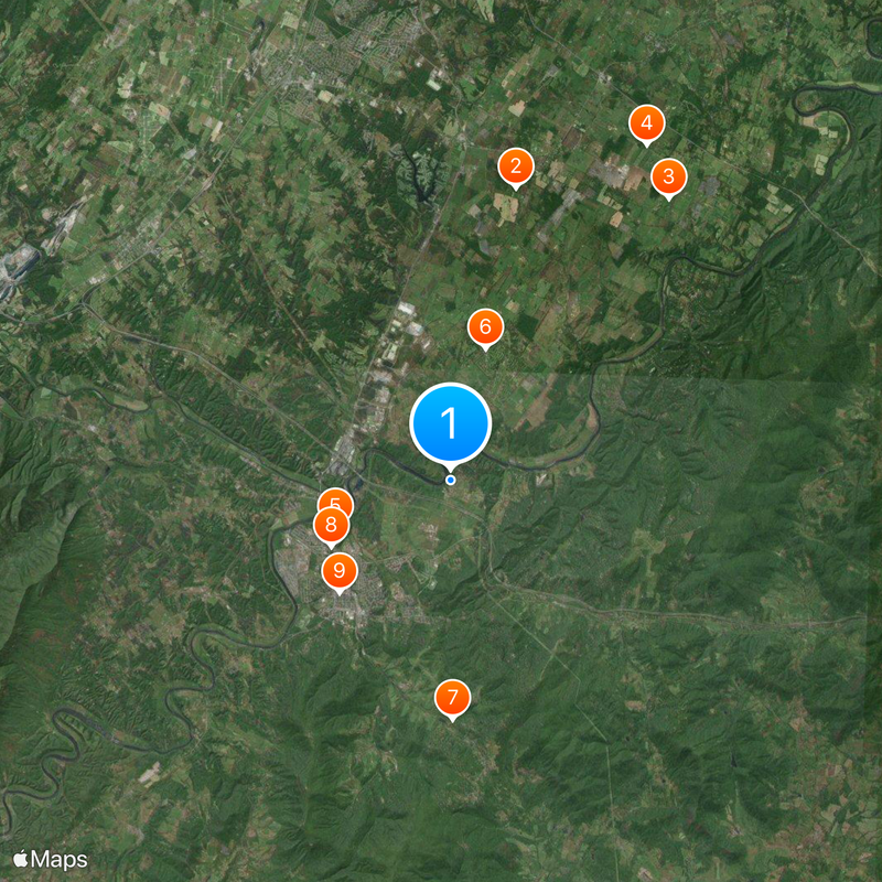 Christendom College Map