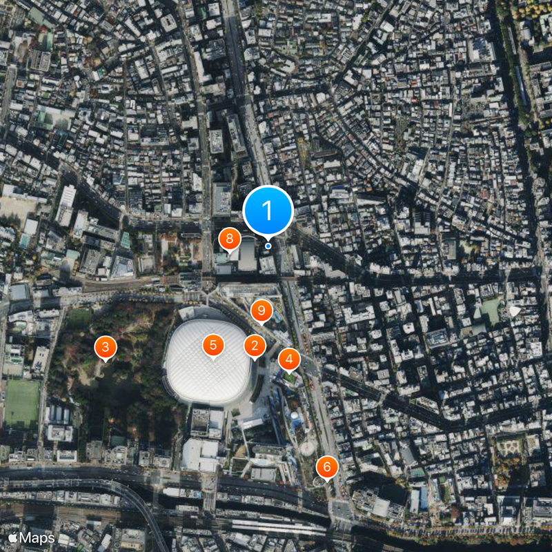 Kodokan Map