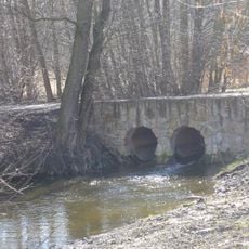 Bridge of Štěpánovská street over the Vinořský potok