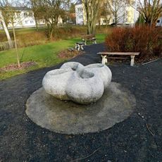 Plastika na návsi v Kunicích