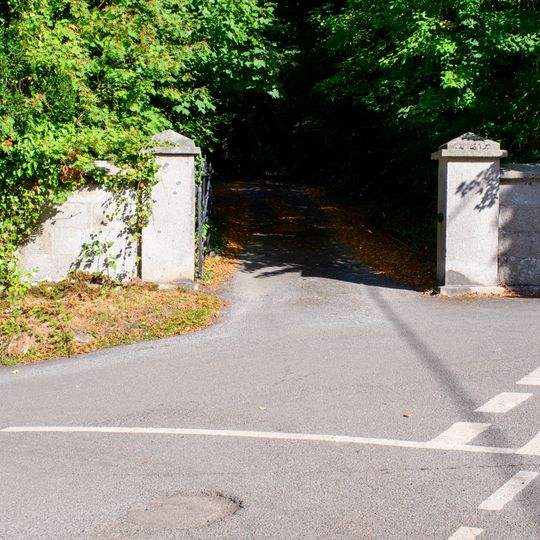 Gate Piers Approximately 160 Metres North-West Of Chagford House