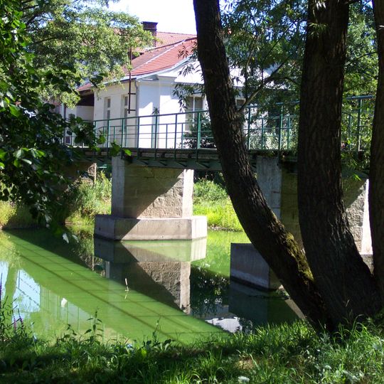 Most přes Klabavu v Chrástu