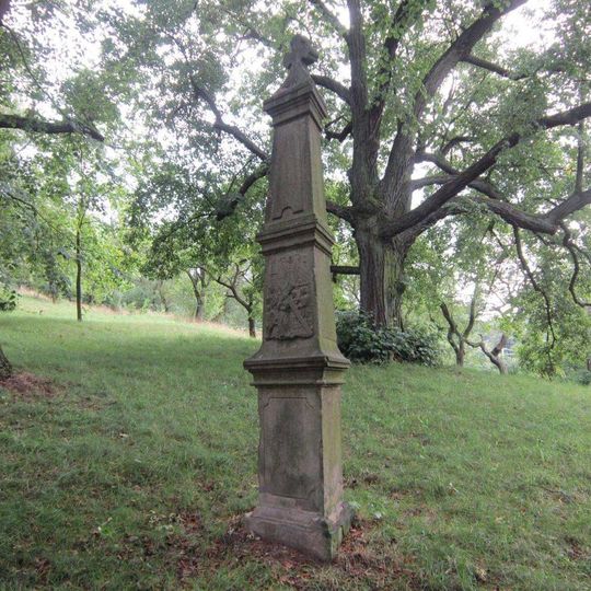 Kříž na křížové cestě u Rosic - 2. zastavení