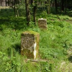Sächsisch-Preußischer Grenzstein: Pilarpaar Nr. 24