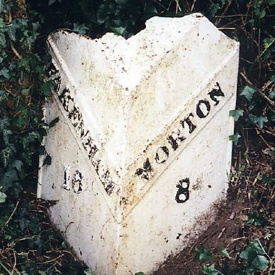 Milepost, 100m N of No. 10 The Street