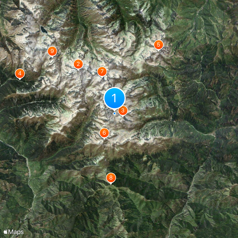 Vallée des Merveilles Mapa