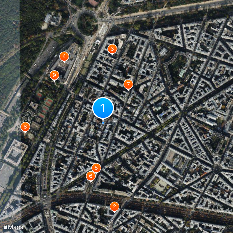 Studio Harcourt Map