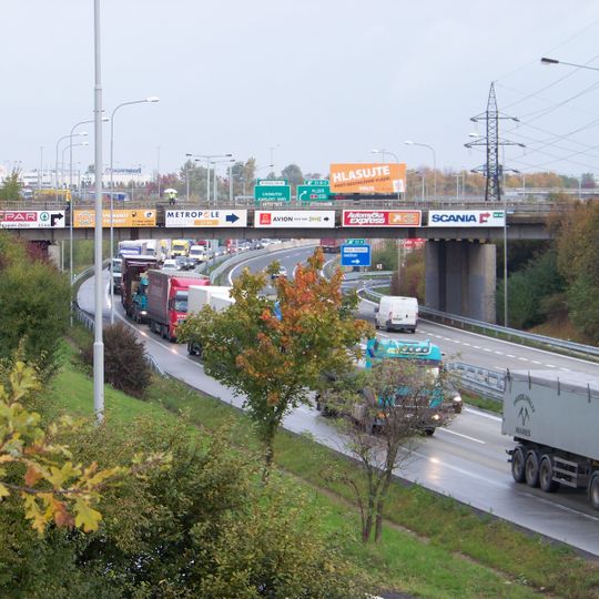 Most silnice Třebonice - Chrášťany přes Pražský okruh