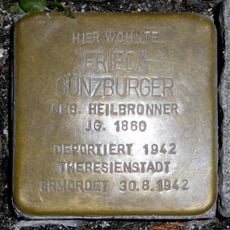 Stolperstein en memoria de Frieda Günzburger