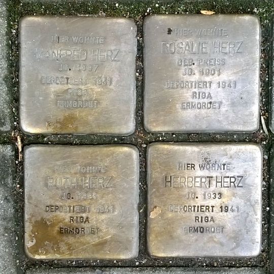 Stolperstein en memoria de Rosalie Herz