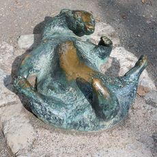 Badger sculpture
