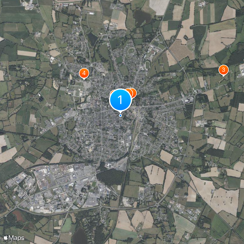 Châteaubriant Kaart