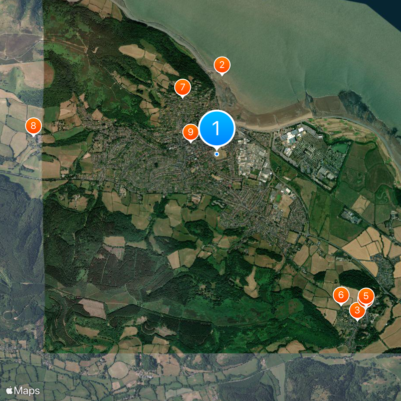 Minehead Mapa