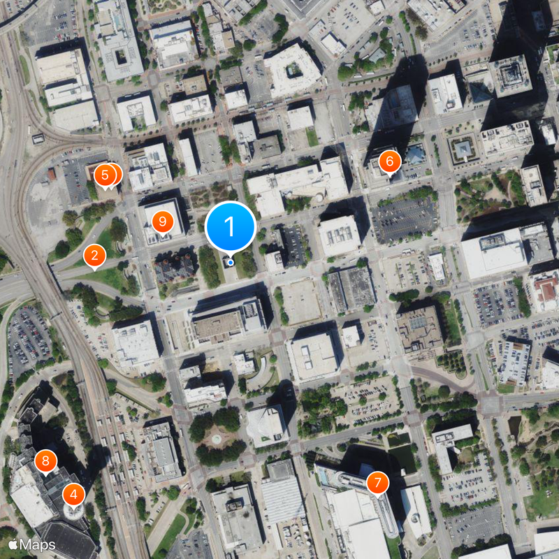 John Fitzgerald Kennedy Memorial Mapa