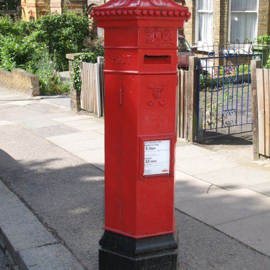 Pillar Box At Corner Of Benson Road