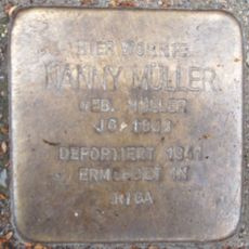 Stolperstein en memoria de Nanny Müller