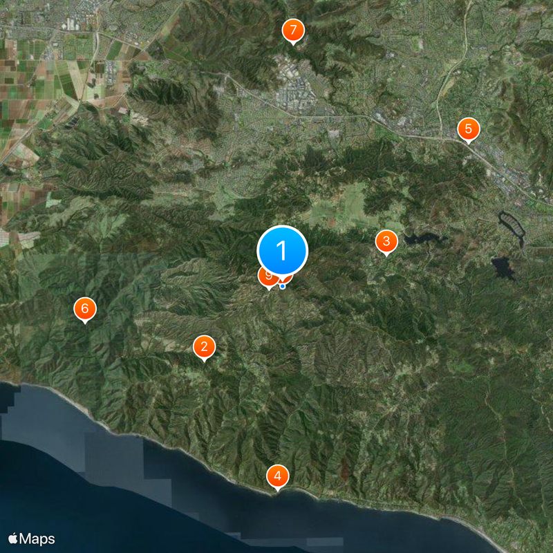 Santa Monica Mountains Map