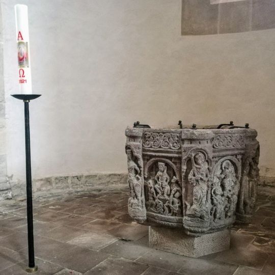 Baptismal font of Klosterkirche Lippoldsberg
