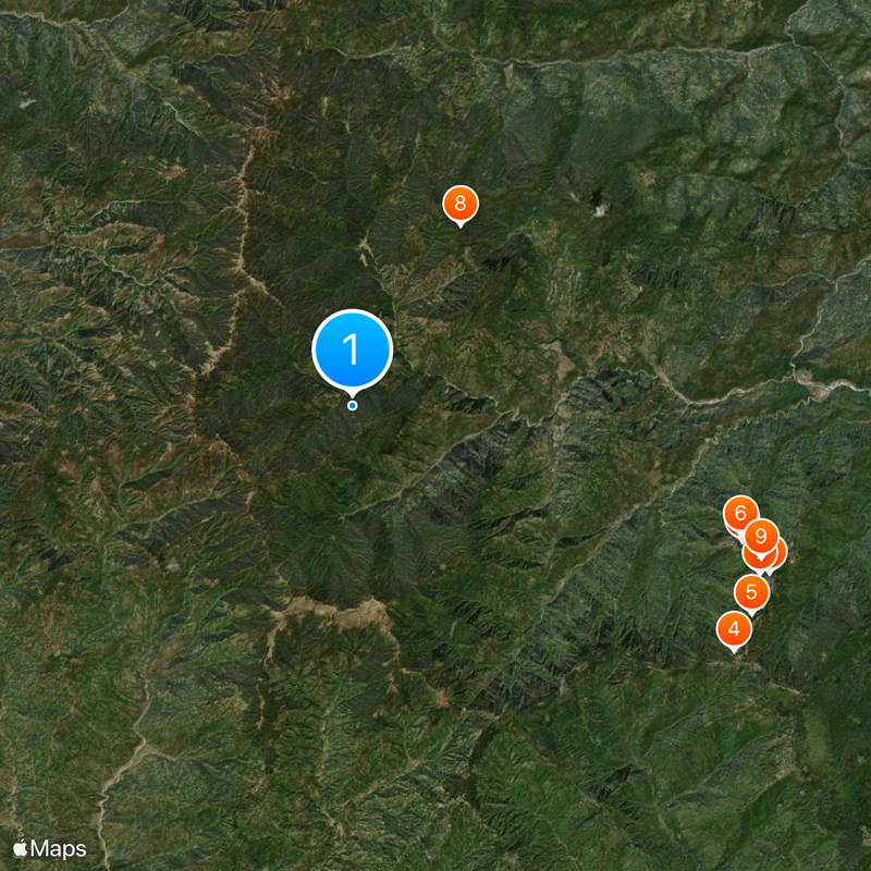 Parc national de Singalila Carte