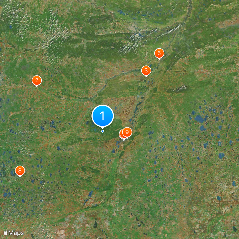 Oblast de Kourgan Carte