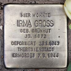 Stolperstein dedicated to Irma Gross