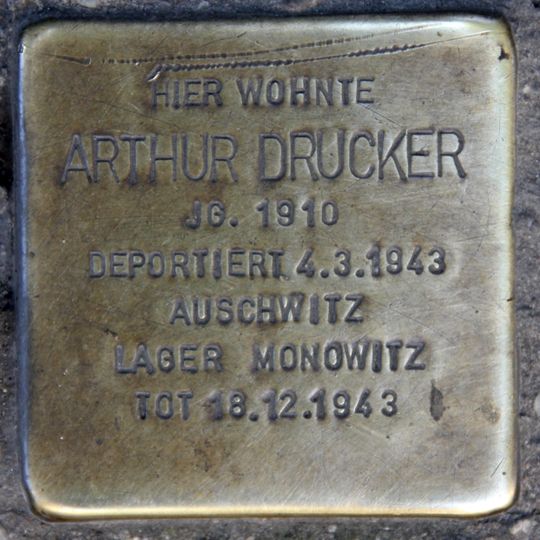 Stolperstein voor Arthur Drucker