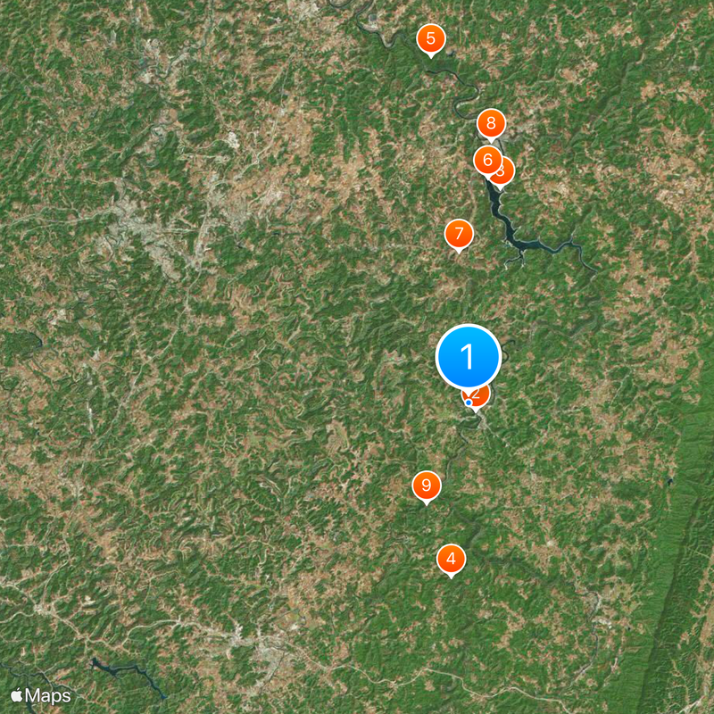 Alderson Broaddus University Map