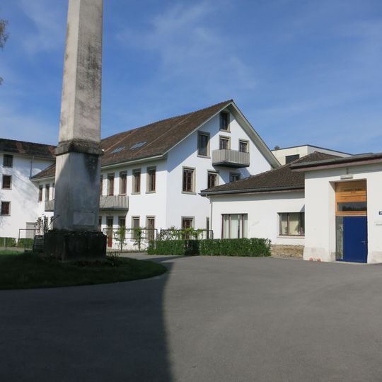 Silk factory Stehli with villa, outbuildings and park