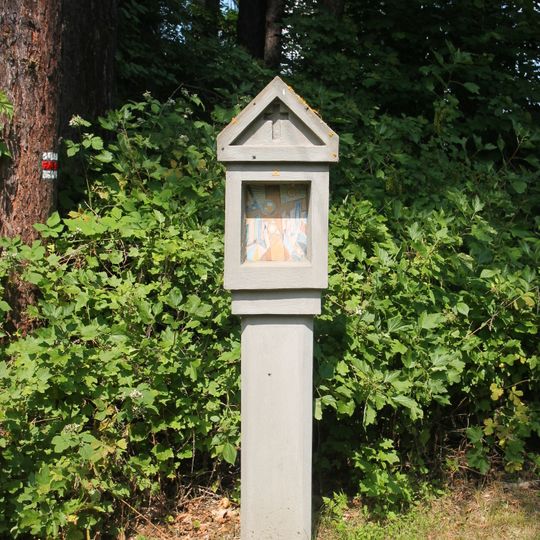 Křížová cesta na Mařském vrchu, zastavení číslo X