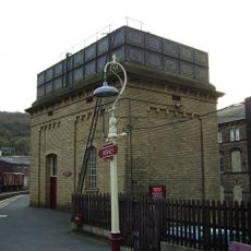 Water Tower On South Westernmost Platform Of Keighley Station