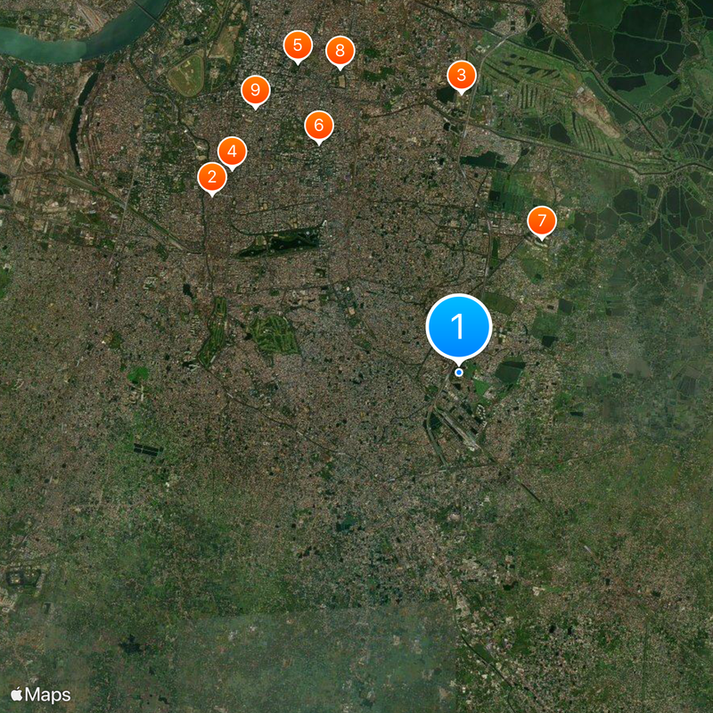 Satyajit Ray Film and Television Institute Map
