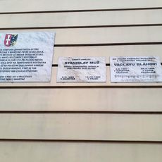 Pamětní deska Stanislava Muže v Manětíně