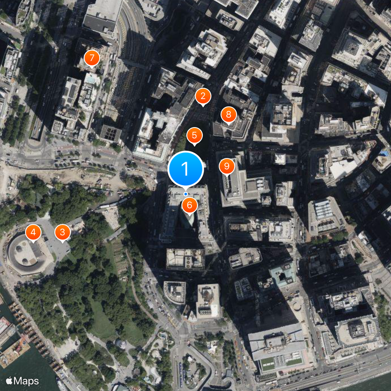 Alexander Hamilton U.S. Custom House Map