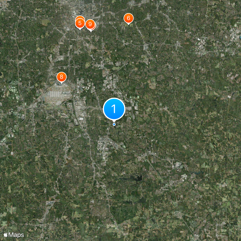 Clayton State University Map