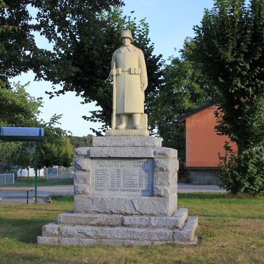 Denkmal für die Gefallenen des Ersten Weltkrieges Hauptstraße