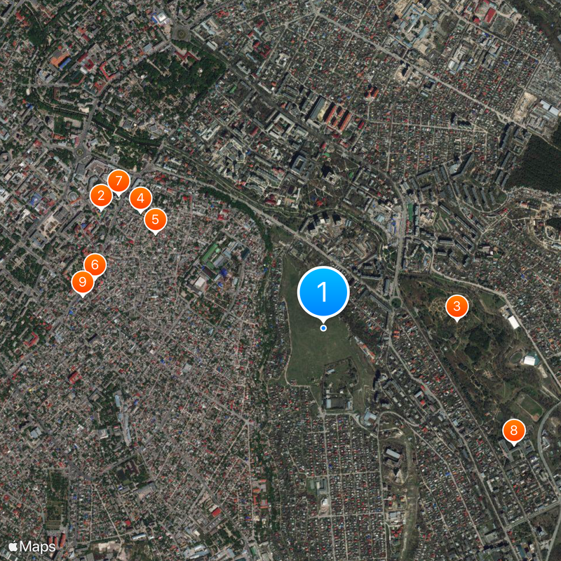 Scythian Neapolis Karte