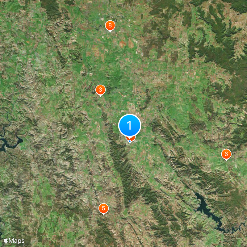 Mudgee Map