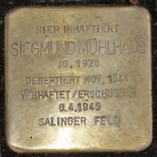Stolperstein en memoria de Siegmund Mühlhaus