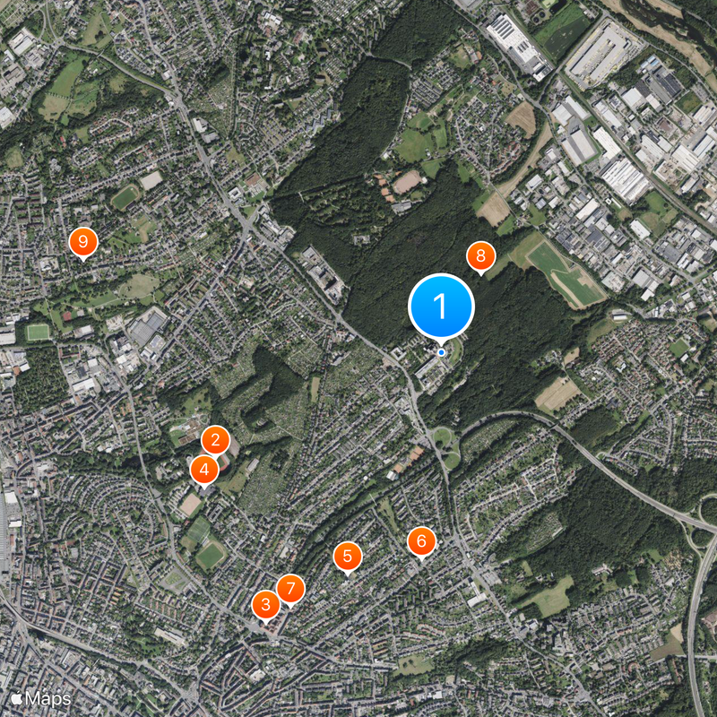 FernUniversität in Hagen Map