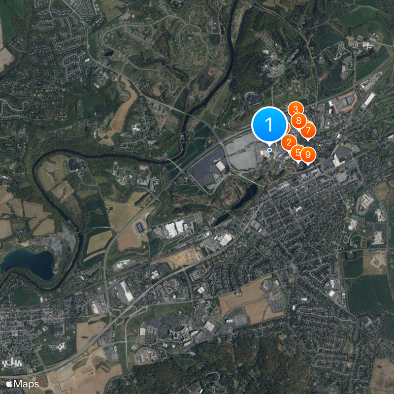 Hershey's Chocolate World Map