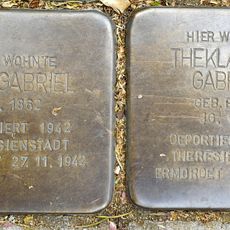 Stolperstein em memória de Max Gabriel