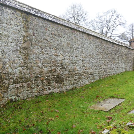 Garden Wall At Manor House