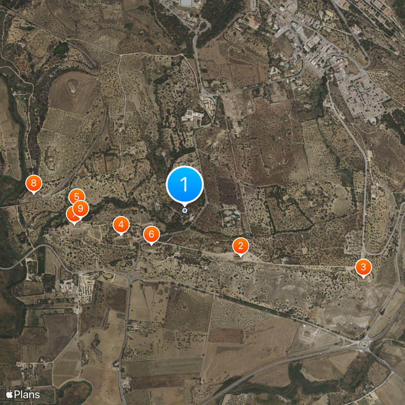 Valle dei Templi Map