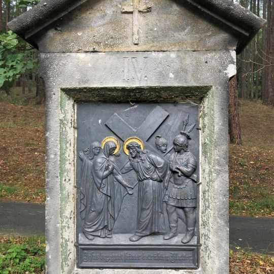 Kaplička IV. zastavení křížové cesty v Bohosudově
