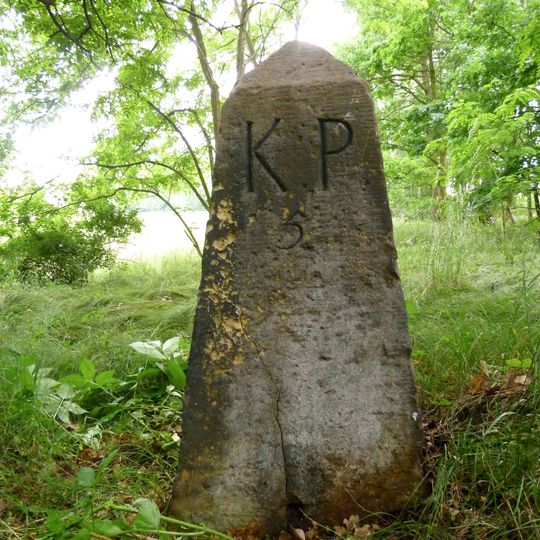 Saxon-Prussian boundary stone Pilar Nr. 5