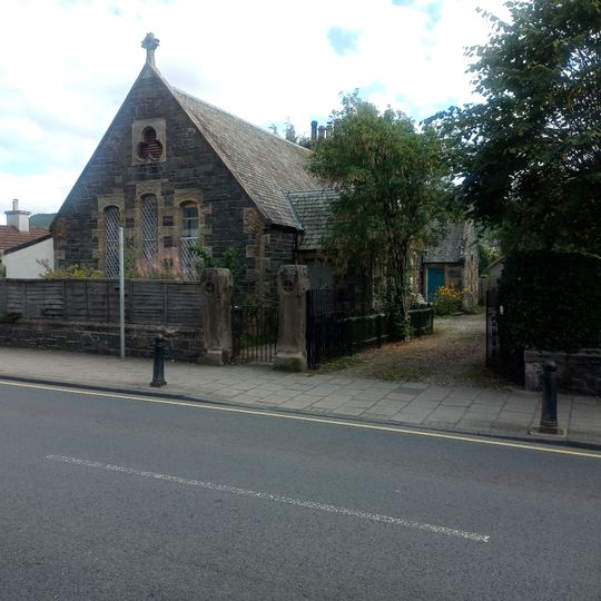 Innerleithen, 91 High Street, St James' R.c. Church, School