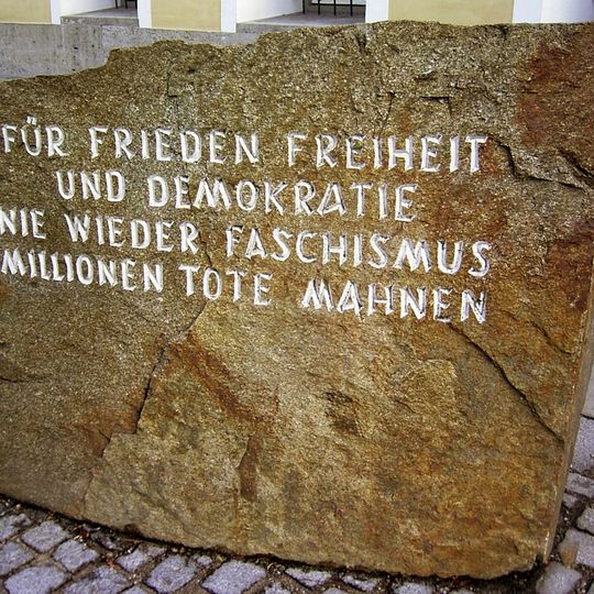Hitler birthplace memorial stone