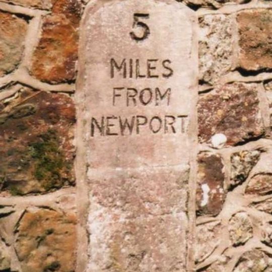 Milestone In Garden Wall To Invicta