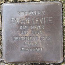 Stolperstein dedicated to Sarah Sophie Levite